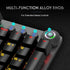 Aula F2088 Full Mechanical Gaming Keyboard with Rainbow Backlit LED - Blue Switches, Arabic/English- Damage Box