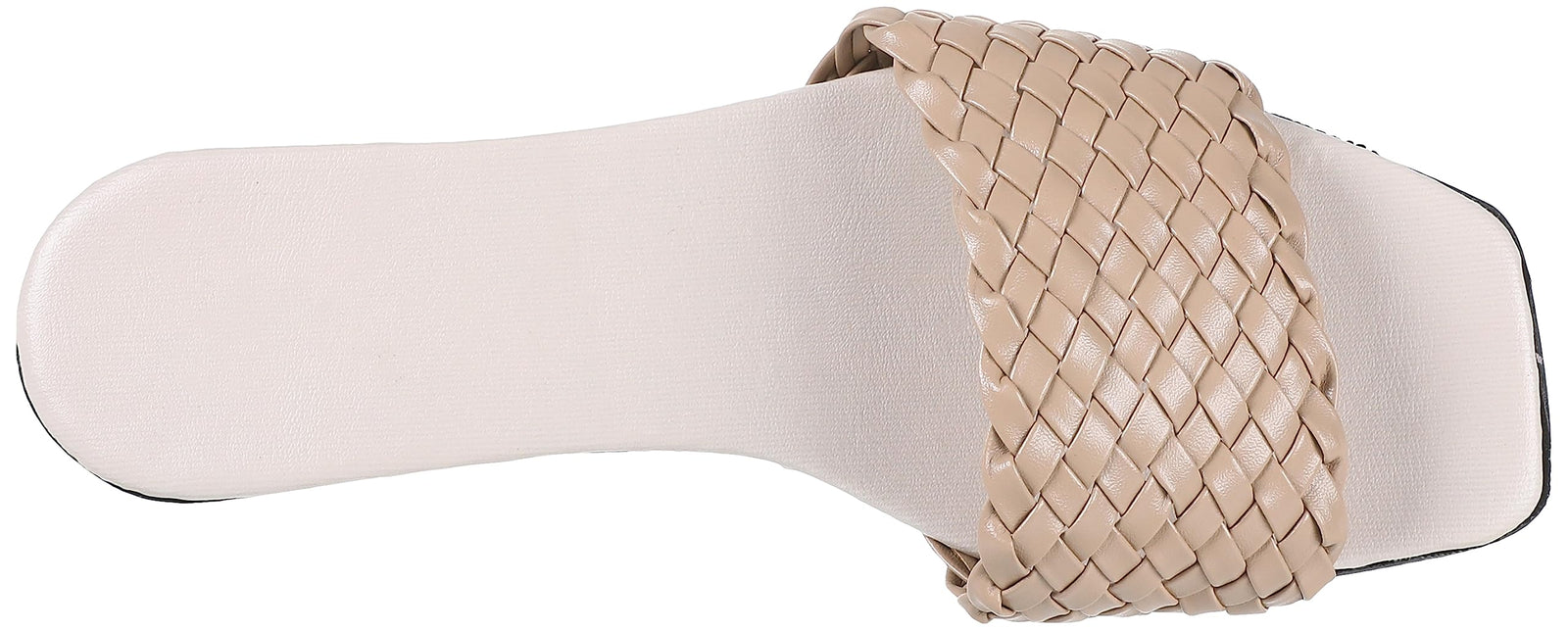 SWAY Flat spongy cushioned insole for amazing comfort and a braided faux soft leather upper For Women,