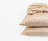Home of Linen Striped Fitted Sheet Set – 1 Sheet & 2 Pillowcases - Safqqa