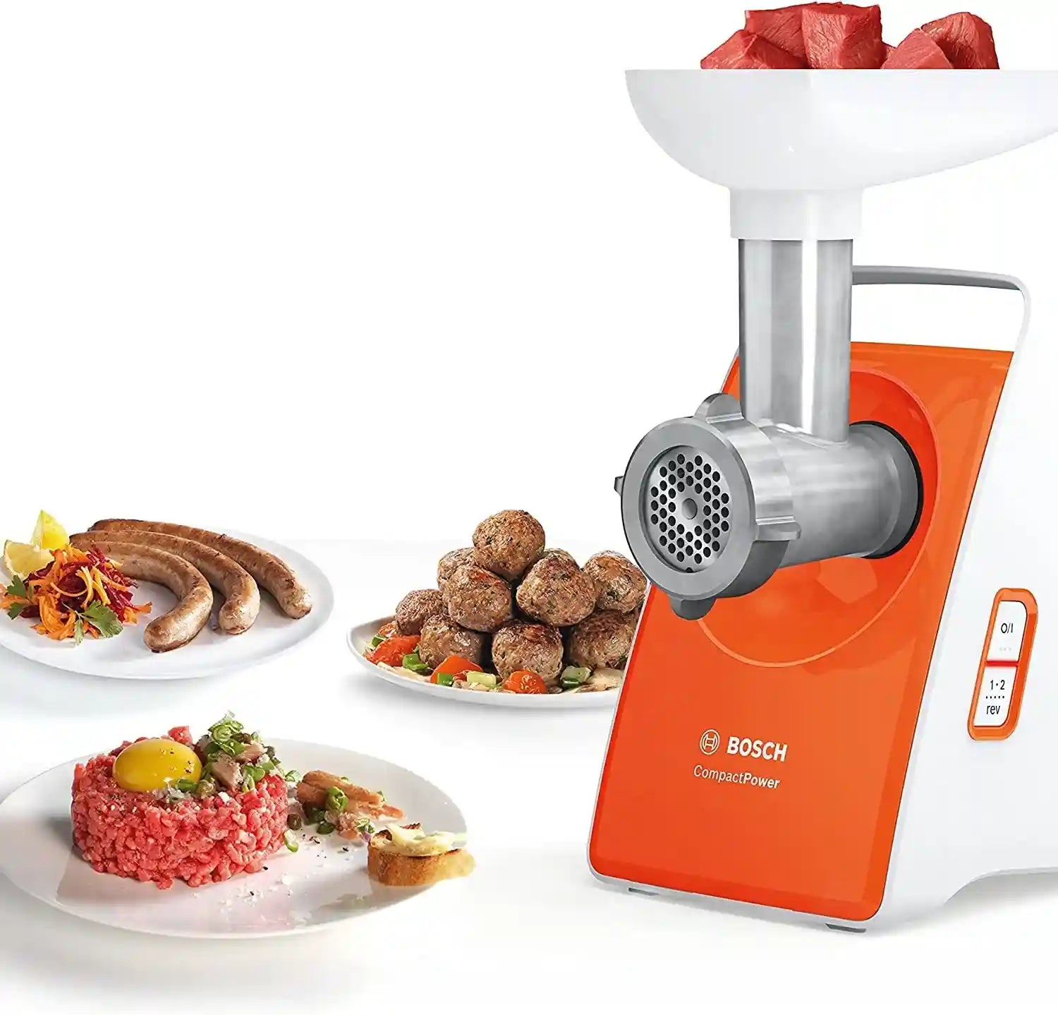 BOSCH Meat mincer CompactPower 1600 W - MFW3630I-Damage Box - Safqqa Egypt