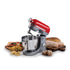 Ariete 1589 Moderna Planetary Mixer, 1600 Watts, 11 speeds, 5.5 Litres, 3 accessories for kneading, mixing and whipping. Red