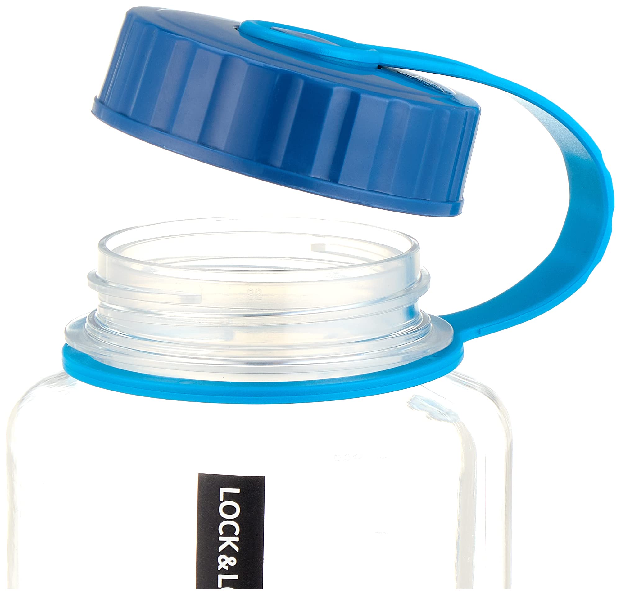 LocknLock Water Bottle 1L – Leakproof Sports Bottle with Blue Lid – Safqqa Egypt