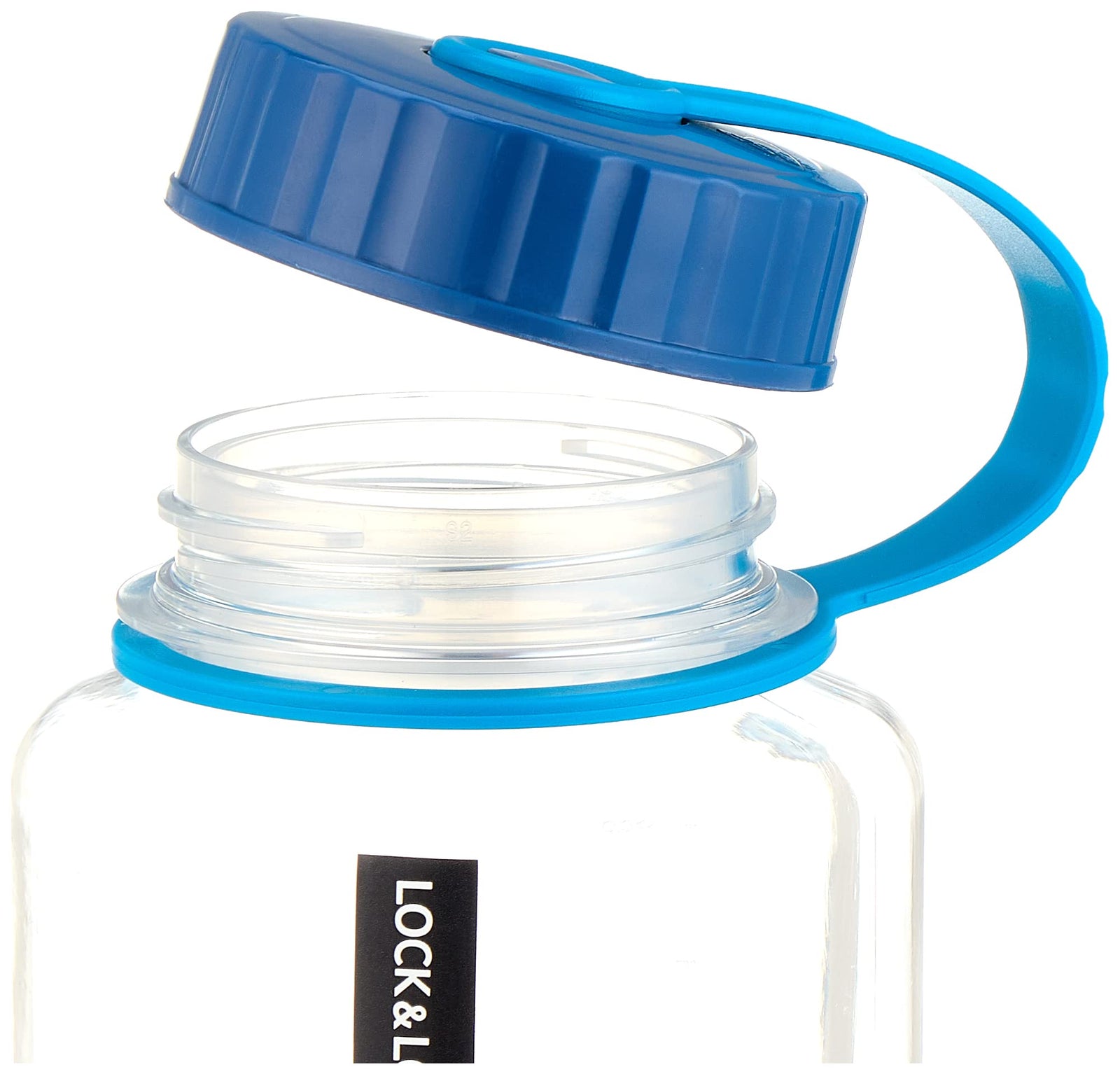 LocknLock Water Bottle 1L – Leakproof Sports Bottle with Blue Lid