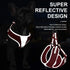 Fida Step-in Dog Harness, Superior Reflective Puppy Vest Harness- All Weather Air Mesh, Adjustable Harness for Large Dogs (L, Red) - Safqqa Egypt