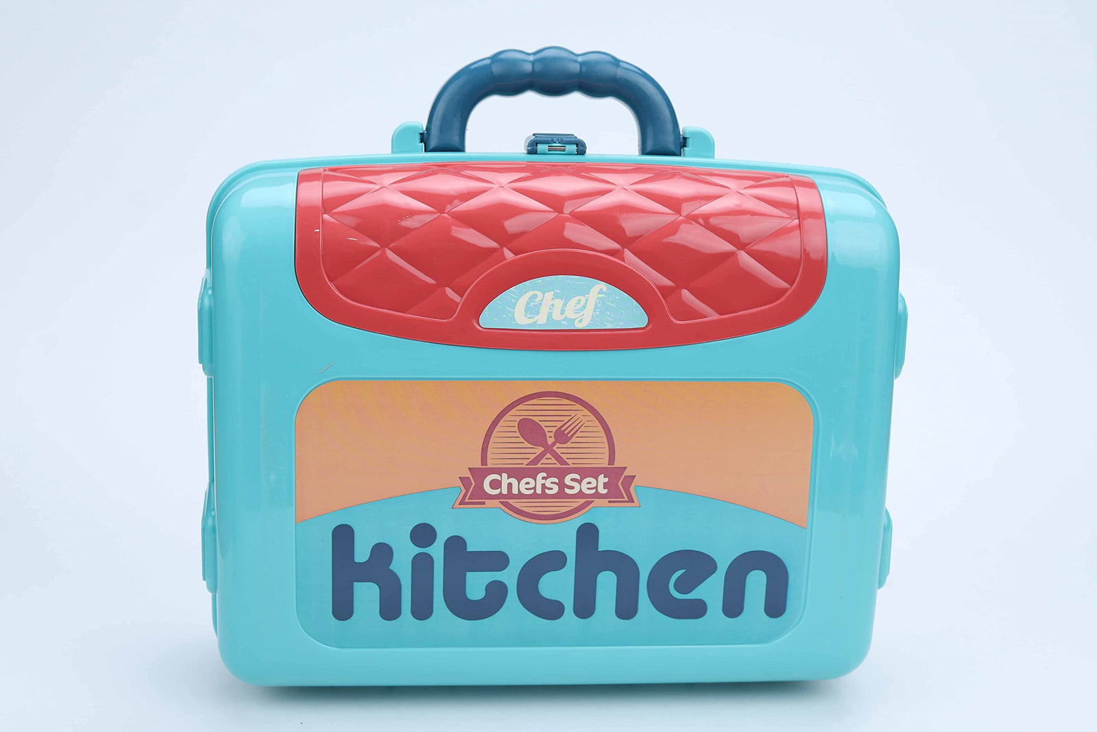 Pretend play 3 in 1 kids kitchen tools bag - cooking food play set - 21pcs