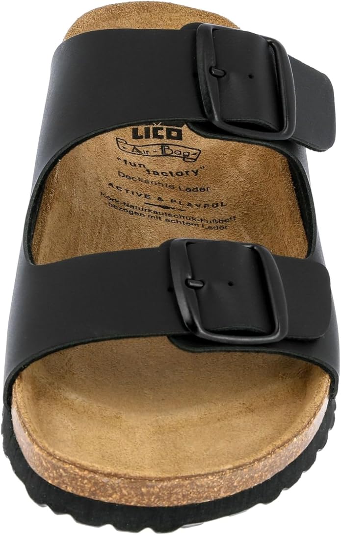 Lico Men Slipper Black Comfortable Daily Wear