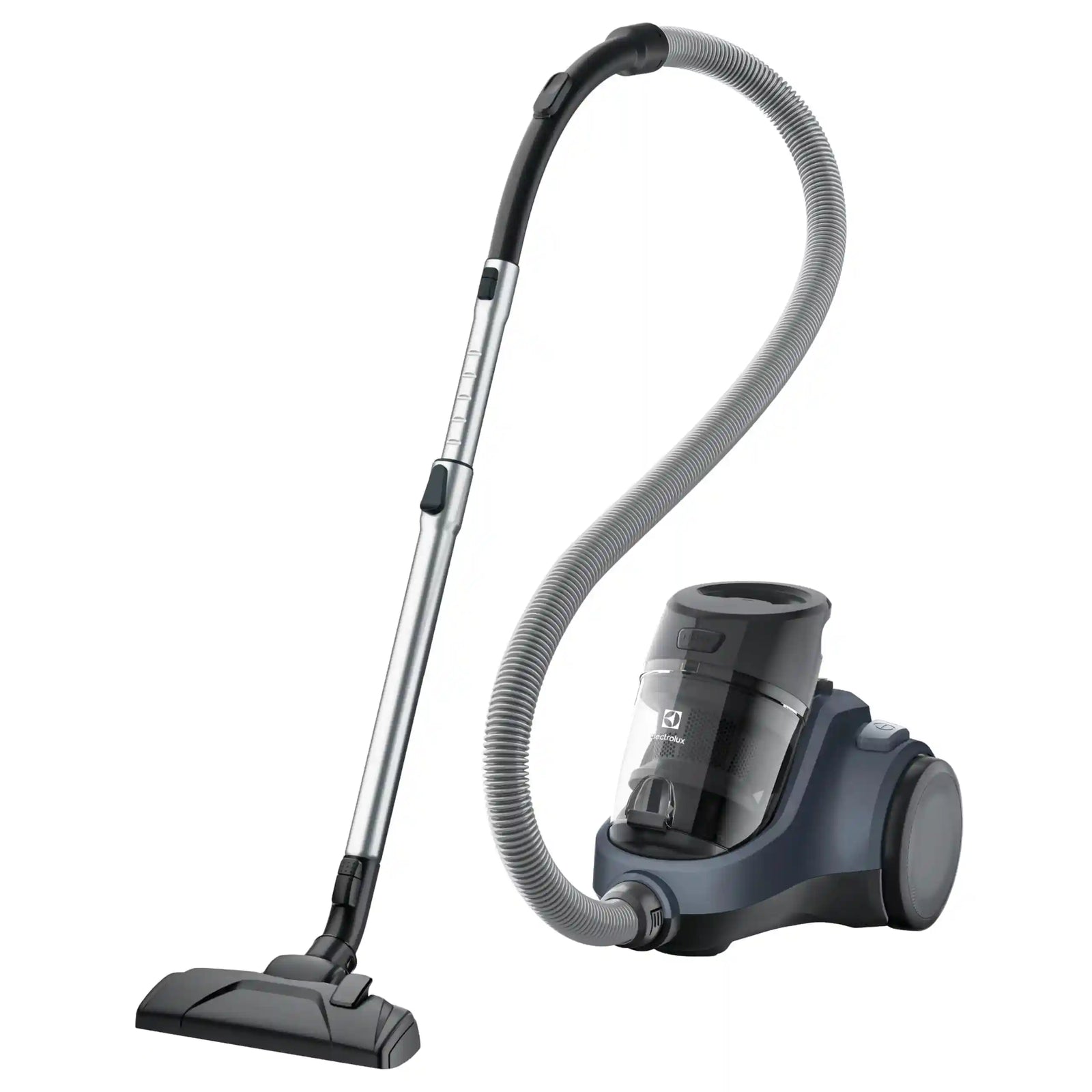 Electrolux 2000W Canister Bagless Vacuum Cleaner with 4 Steps Filtration & Washable Filter for Pet Hair, Carpet, Tile, Hard Floor, 1.8L Dust Capacity, Easy Emptying with Single Button Release, EC412DB- Have Scratches And It has a simple cut - Safqqa Egypt