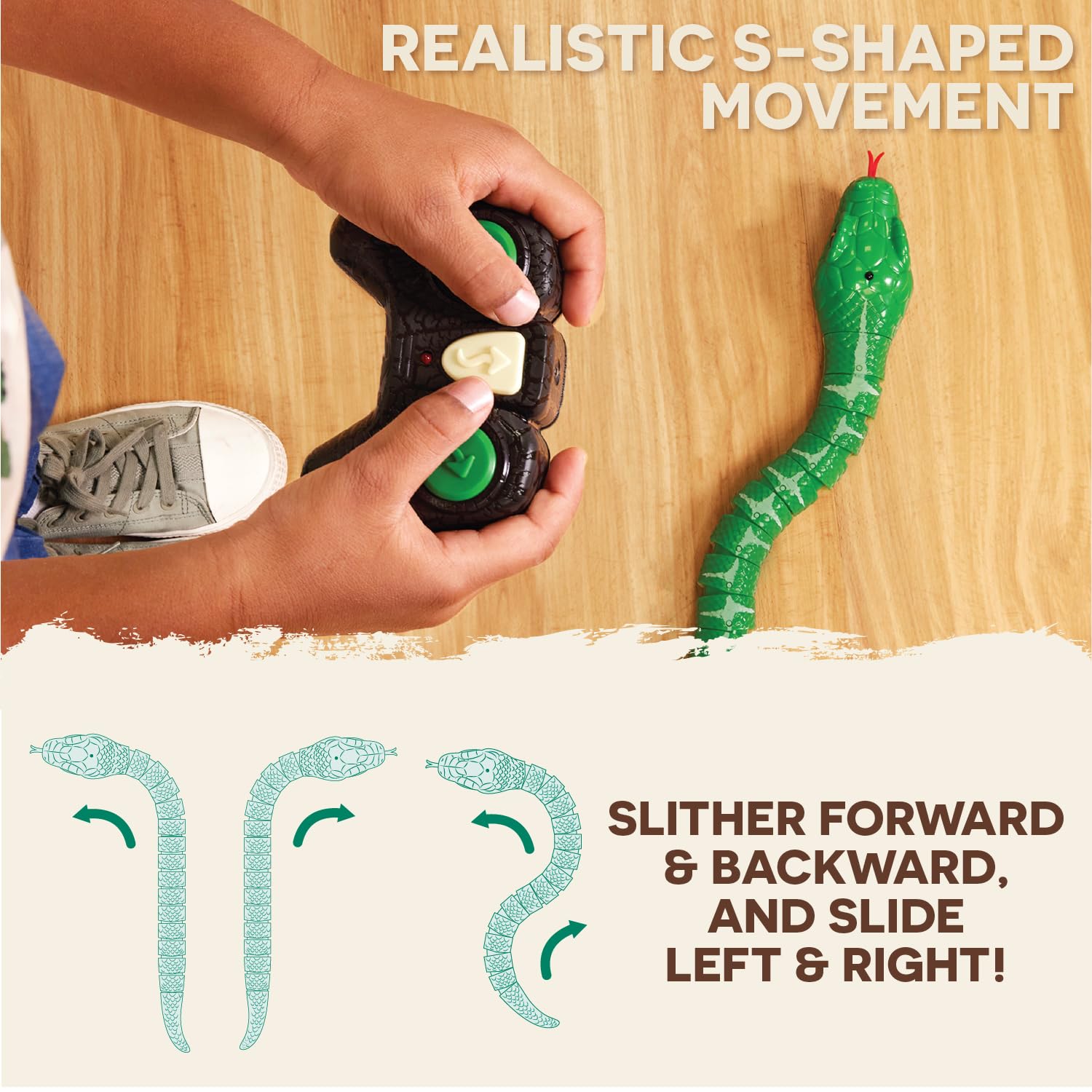 Terra by Battat Snake With Infrared Remote Control – Safqqa Egypt