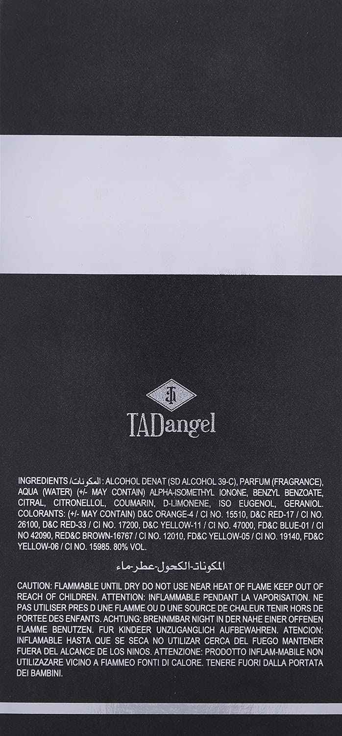 Tadangel Pure Touch Noir, Eau de Parfum For Men - 100 ml