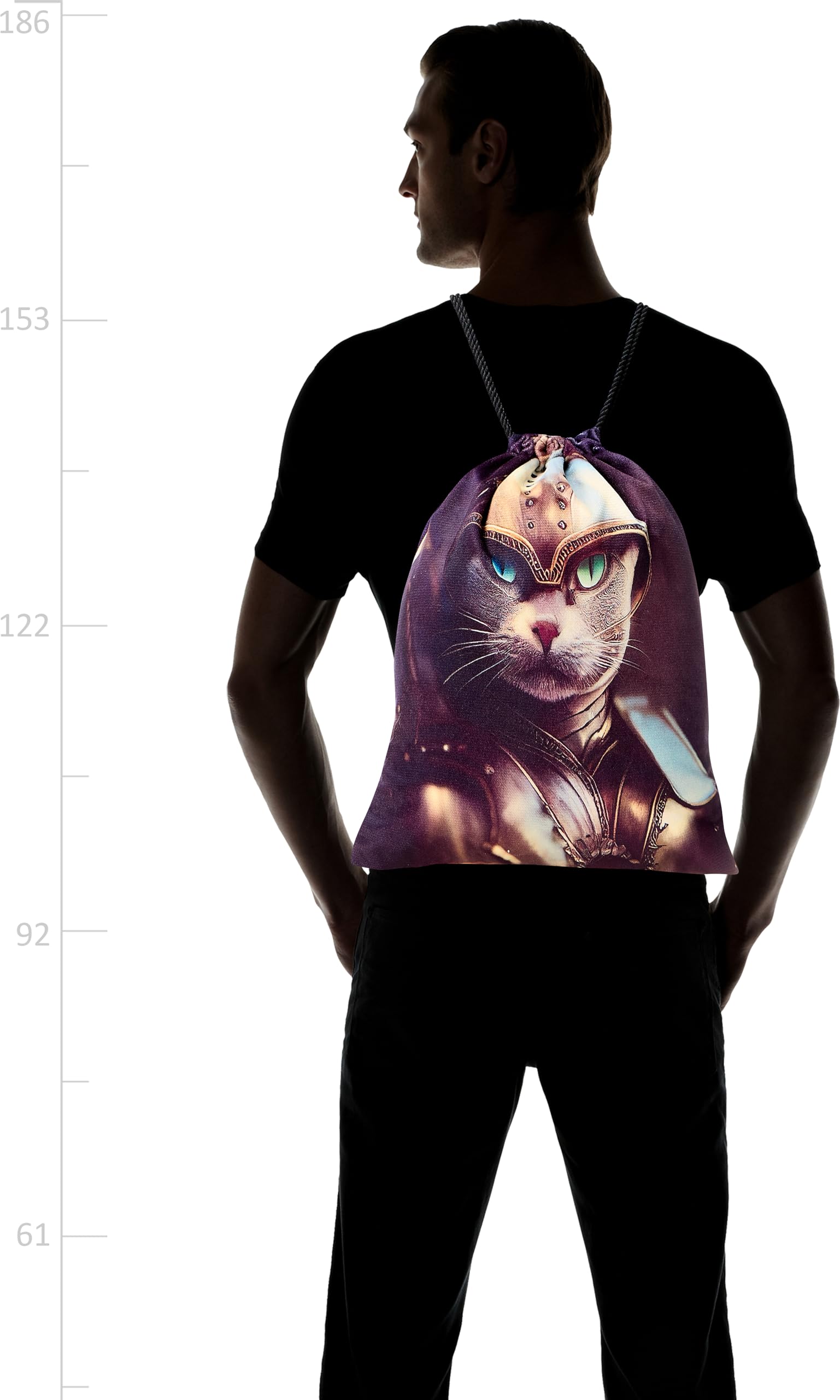 شنطة برباط من تات - 964، متعددة الألوان، مقاس كبير