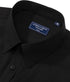 Alimens & Gentle Men Button Down Shirt Black Classic Fit
