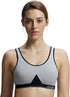 Jockey Women Sports Bra Light Grey Comfortable Support Active Wear