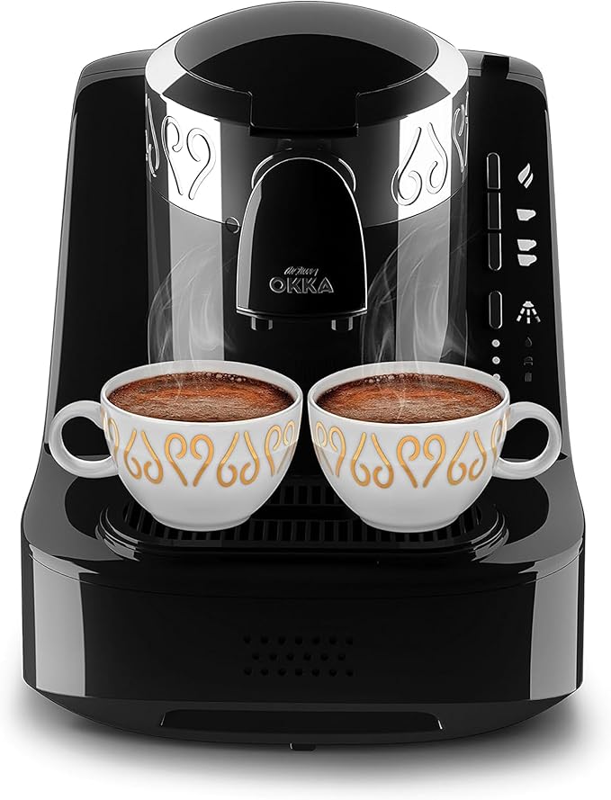 ماكينة قهوة تركية كهربائية من ماركة أرزوم موديل OK002C لون أسود بحالة استعمال خفيف – Safqqa Egypt