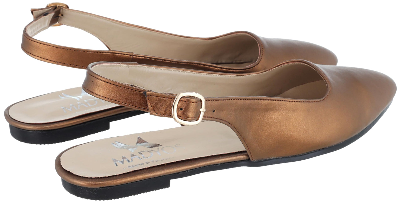 MADYOS Pointed Toe Flat Shoes For Women,Lightweight and durable construction.