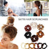 12 Pcs Satin Hair scrunchies, Colorful Silk Scrunchies Elastic Hair Tie Hair Band for Women Girls Teens Thick Thin Curly Hair