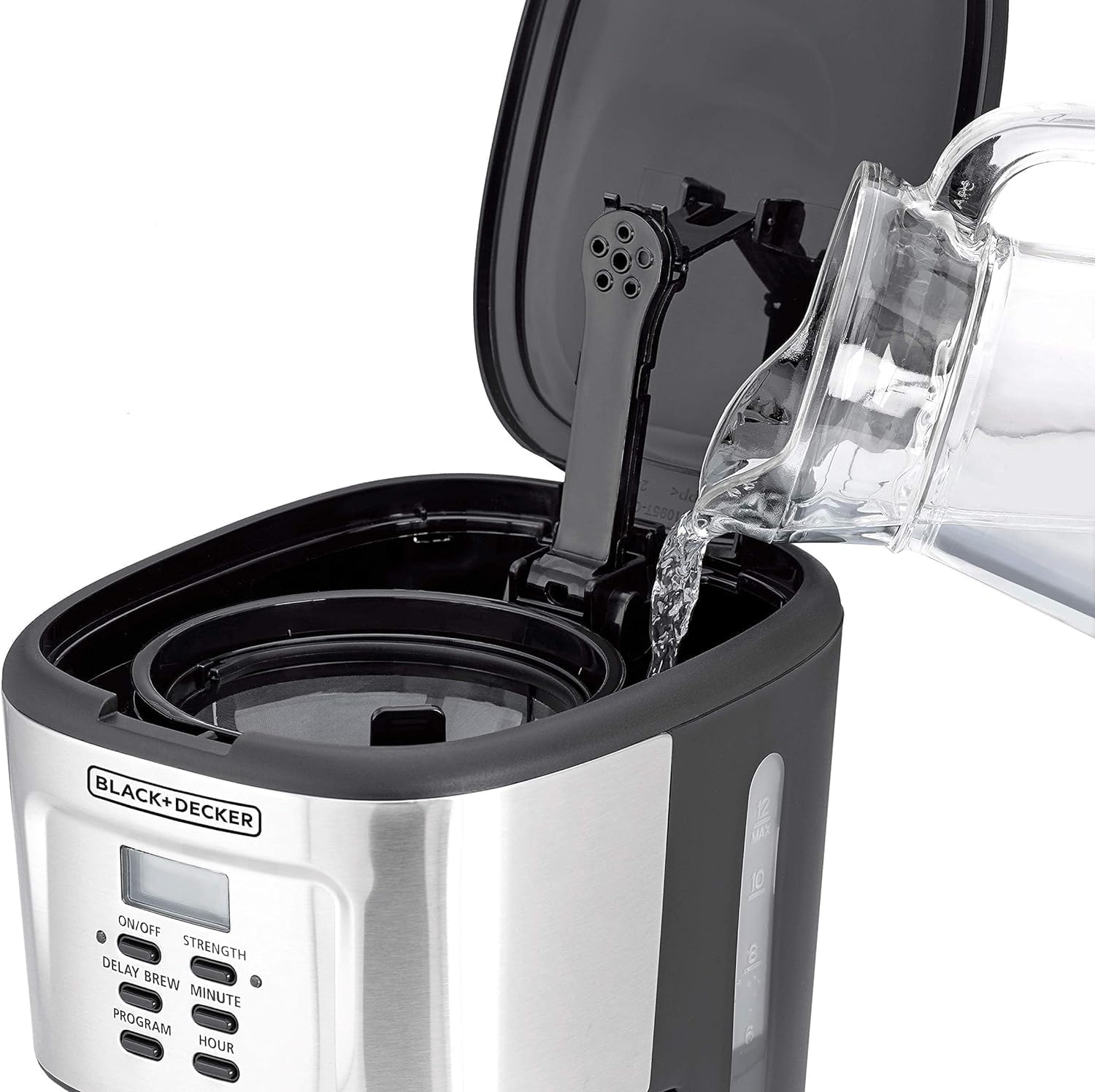 Black & Decker DCM85-B5 900W Programmable Coffee Maker with LCD Display, 900 W- Have Scratches
