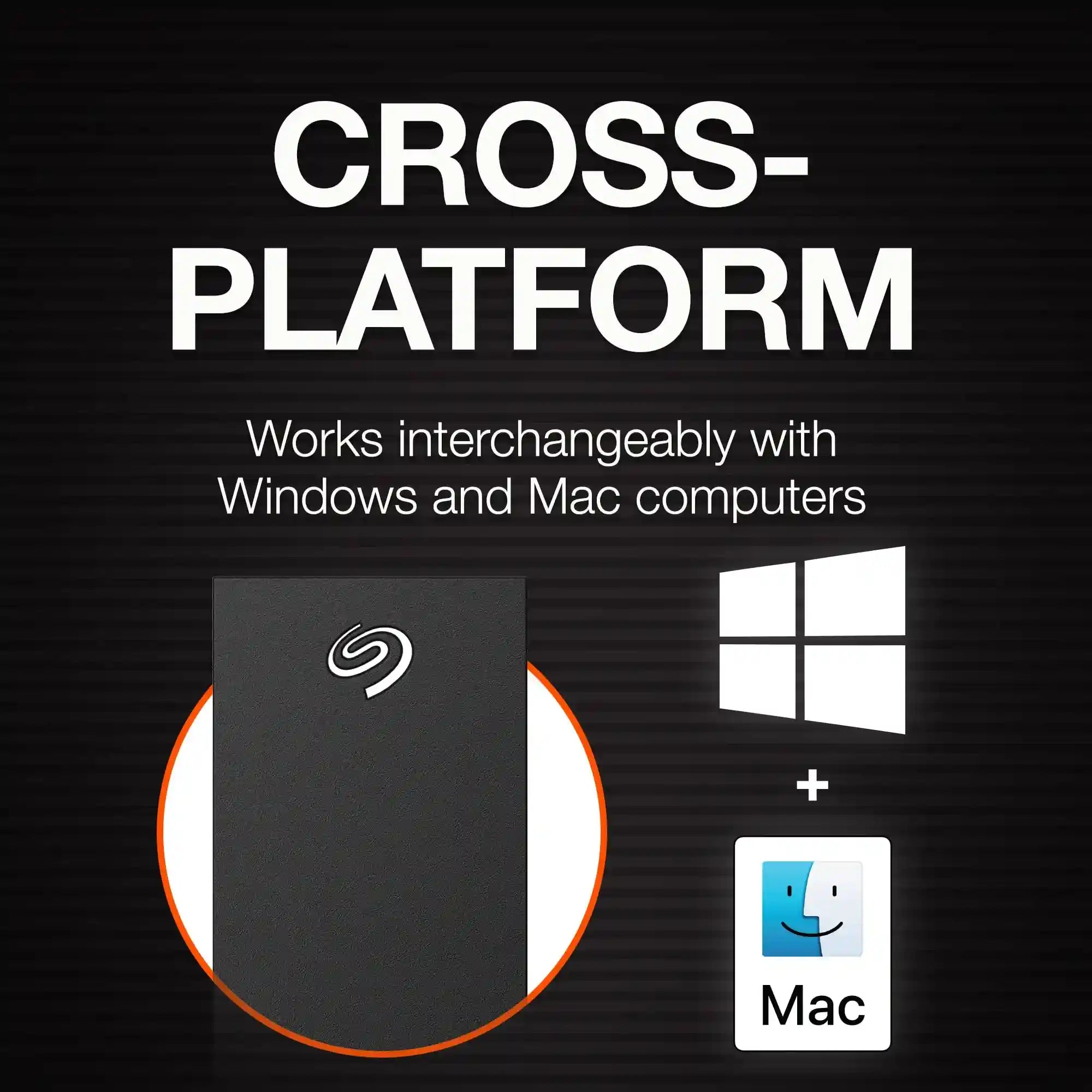 قرص صلب خارجي Seagate One Touch Hub 20TB – USB-C وUSB 3.0 مع خطة Adobe Photography 4 أشهر