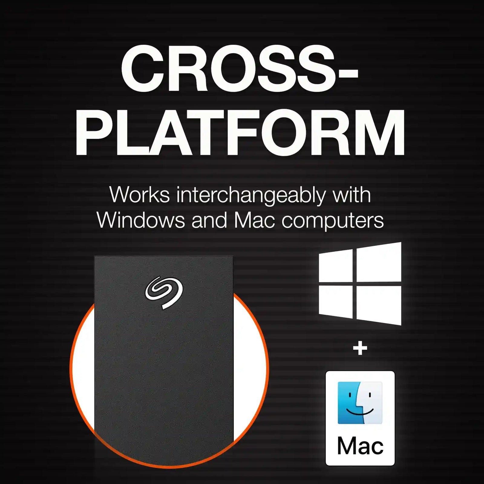 قرص صلب خارجي Seagate One Touch Hub 20TB – USB-C وUSB 3.0 مع خطة Adobe Photography 4 أشهر