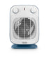 De'Longhi HFS50B20.AV Vertical Edge Fan Heater Avio Blue/White with 3 power settings 2000 W