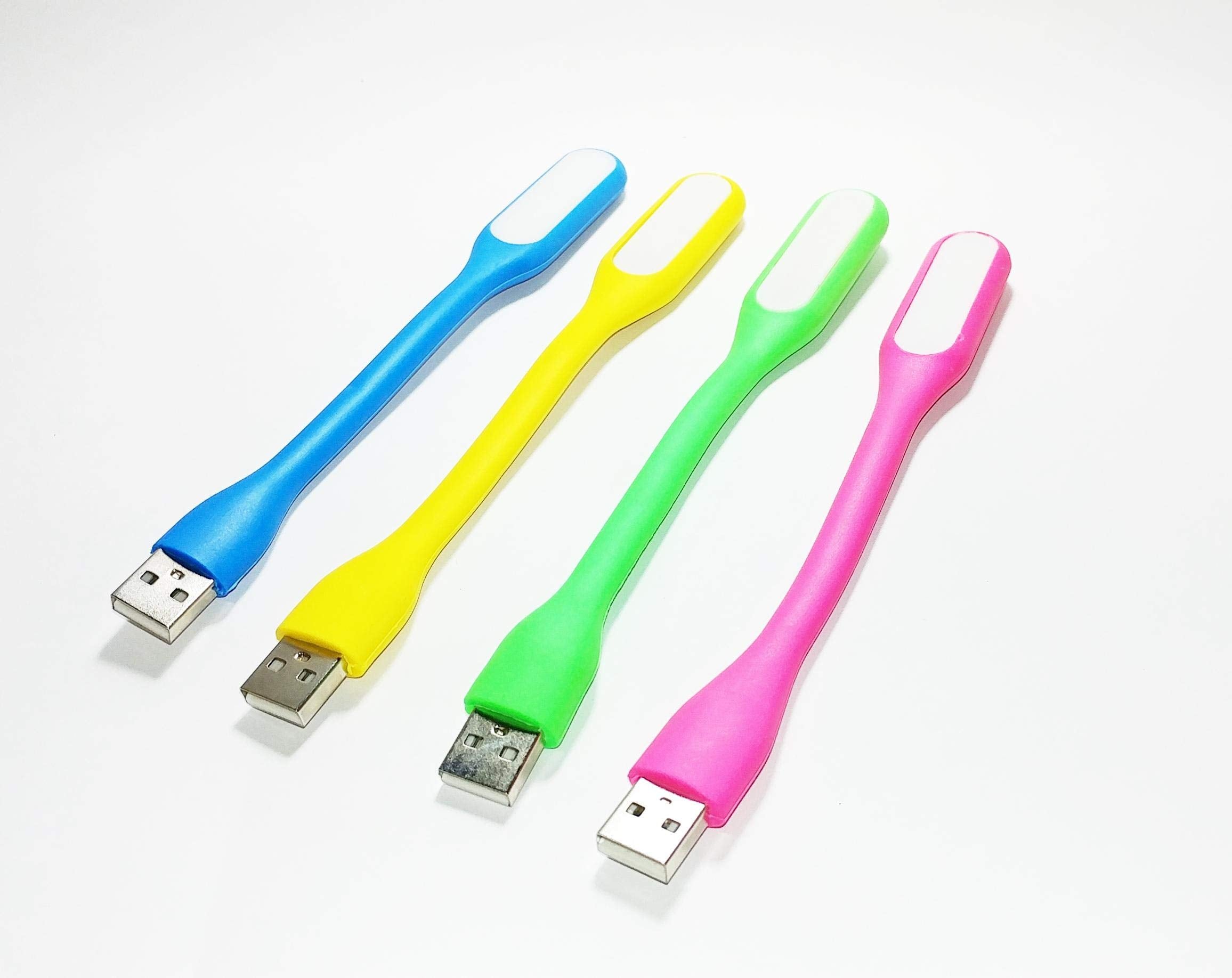 مصباح LED صغير بمدخل USB – مرن ومتعدد الألوان. متوافق مع اللابتوب، الكمبيوتر والسيارة