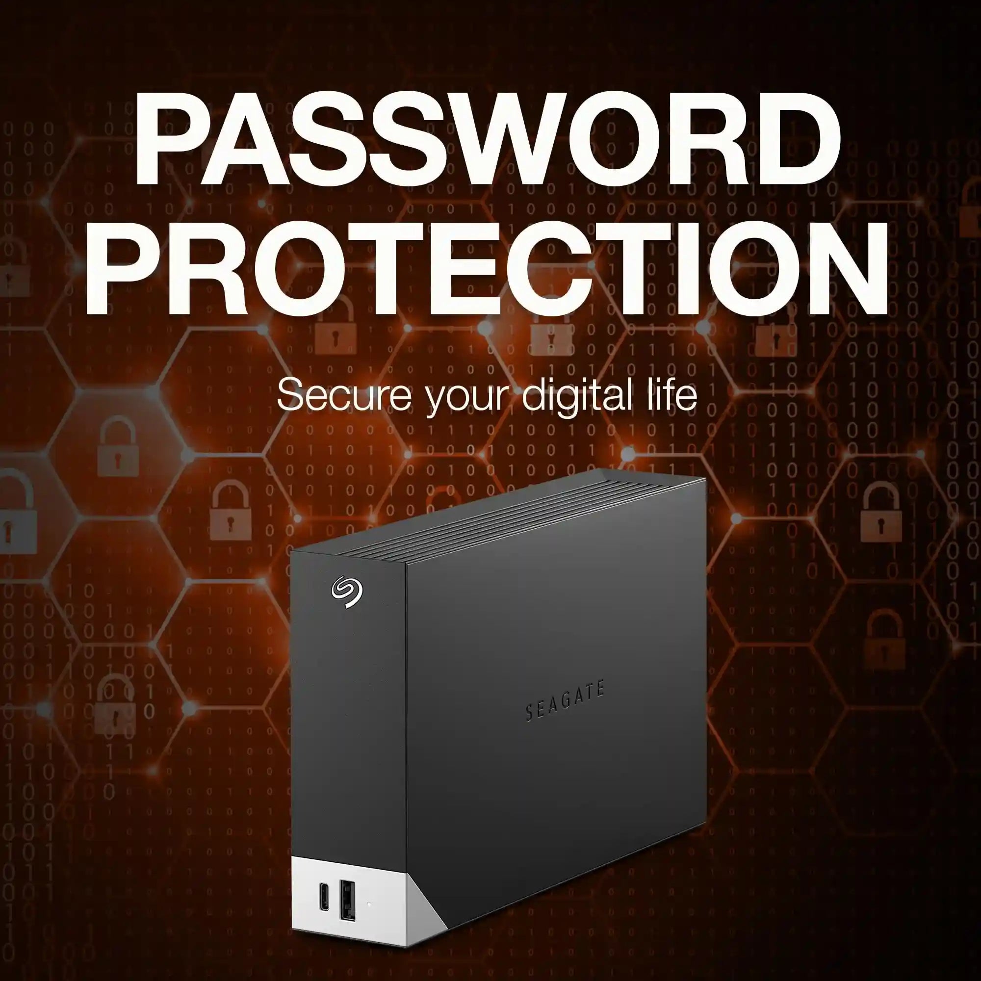 قرص صلب خارجي Seagate One Touch Hub 20TB – USB-C وUSB 3.0 مع خطة Adobe Photography 4 أشهر – Safqqa Egypt