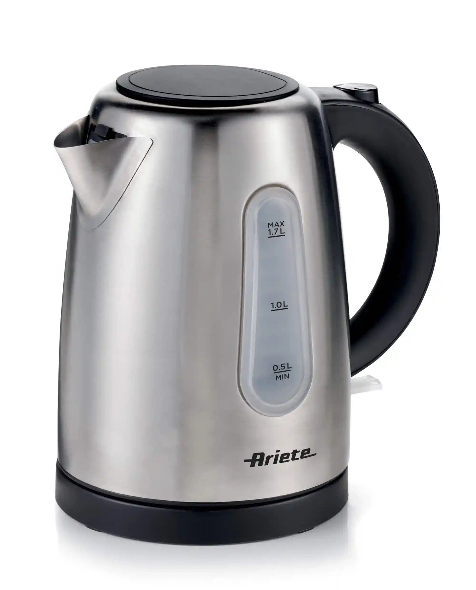 Ariete Metal Kettle, 1.7 Litres Capacity, Wireless Base, Overheat Protection