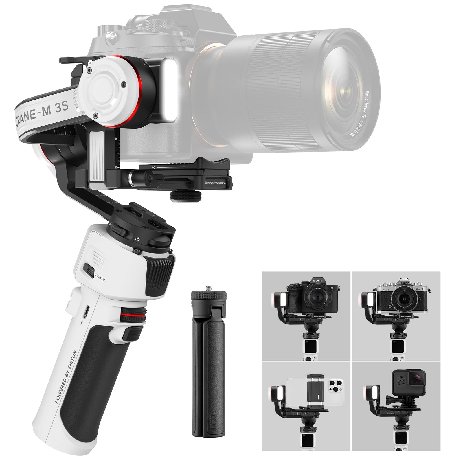 Zion 3-Axis Camera Stabilizer – Smooth & Professional Video Stabilization