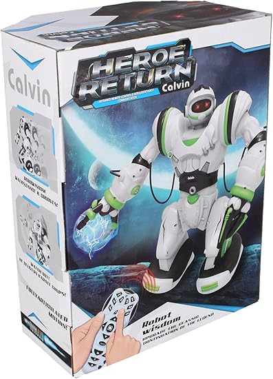 Feng Yuan 28091 Heroe Return Calvin Robot - White And Black