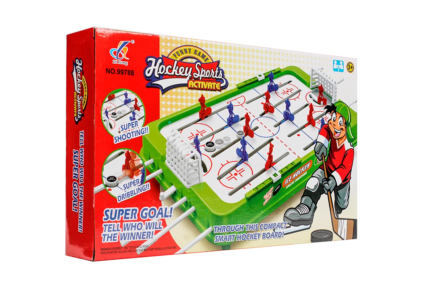 Di Hong Small Air Hockey Table Game for Kids, 2 Players