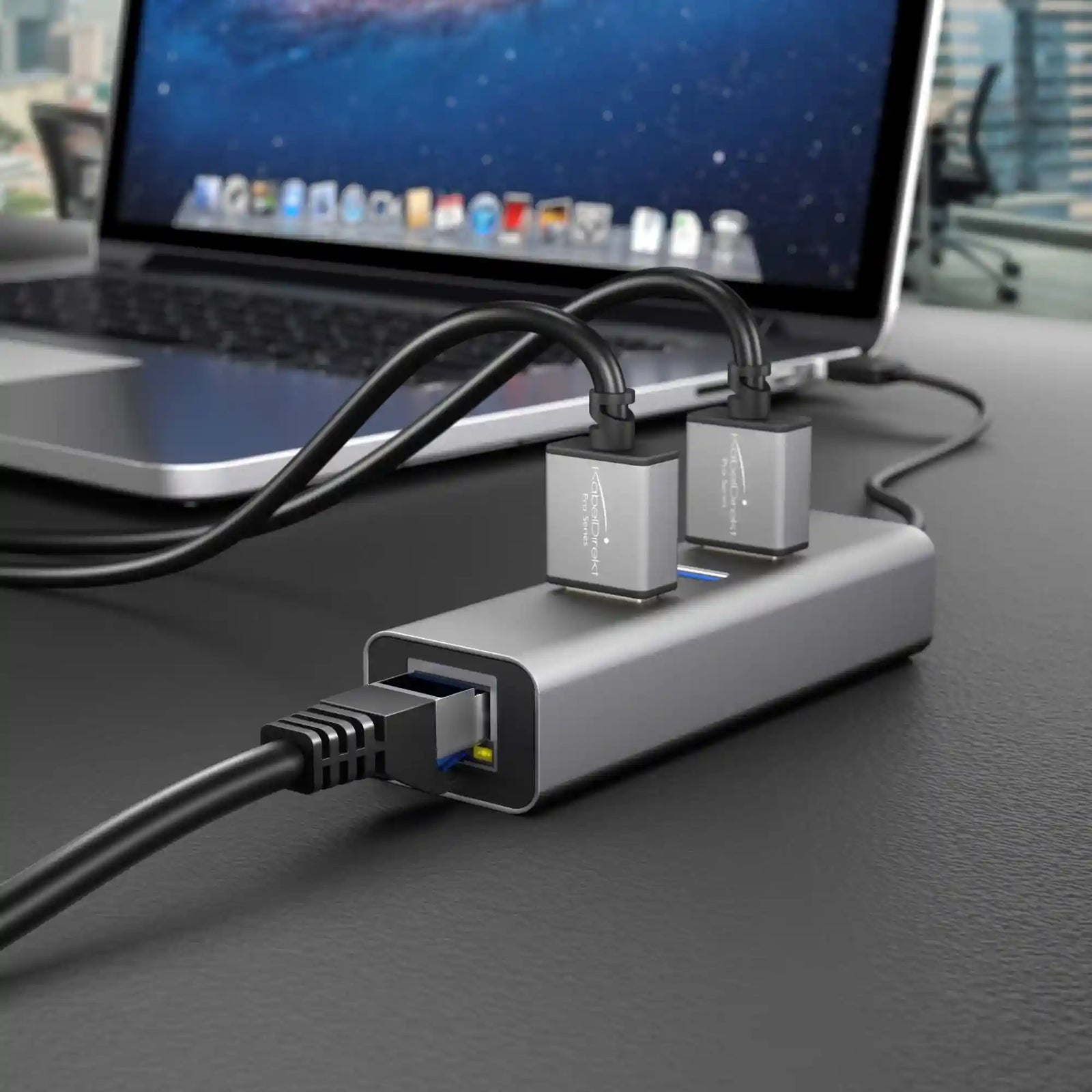 KabelDirekt German Engineered Ethernet Cat6 Cable, F/UTP Shielding, RJ45 Plug, Pack of 10 Cables, 0.5m