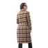Andora Womens Patterned Comfy 36W24W30304 Wool Coat