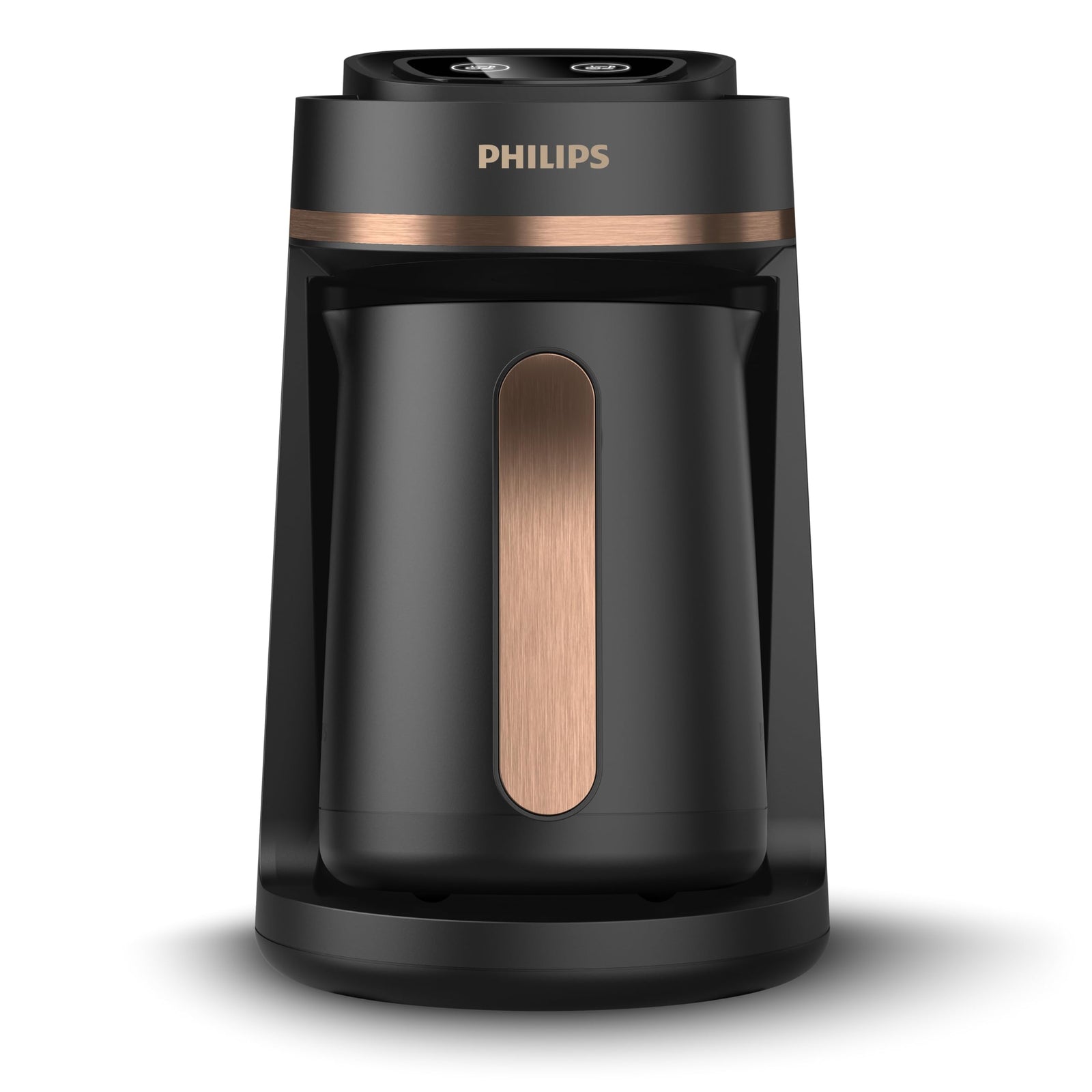 Philips Turkish Coffee Maker Series 5000-735W, 4 cups capacity, Slow brew function, Ready indicator, Automatic shut-off, Black and bronze