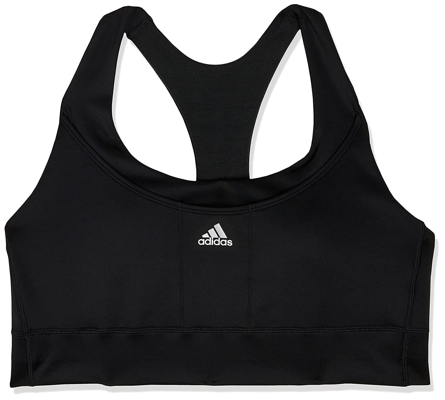Adidas Run MS PKT Training Bra – Medium Support, Black
