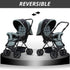 Teknum Reversible Look at Me Stroller - Dark Grey