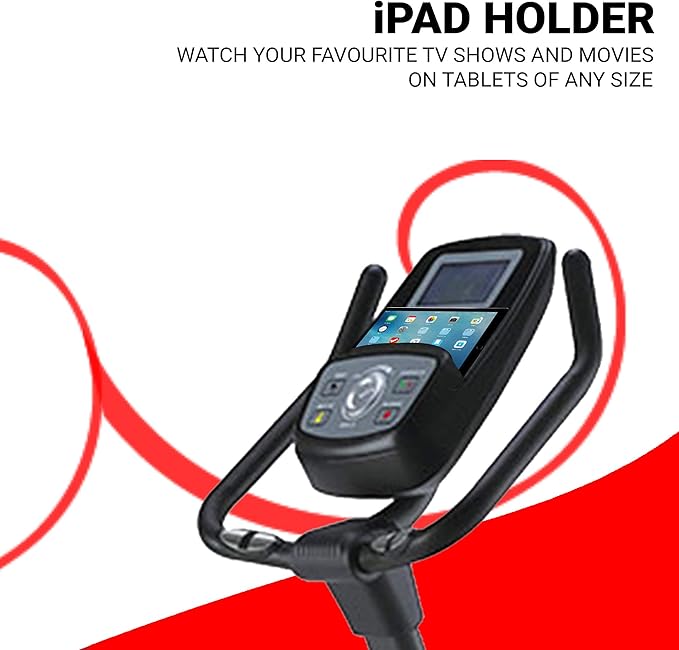 PowerMax Fitness BU-900 Magnetic Upright Bike for Adults, Home Use