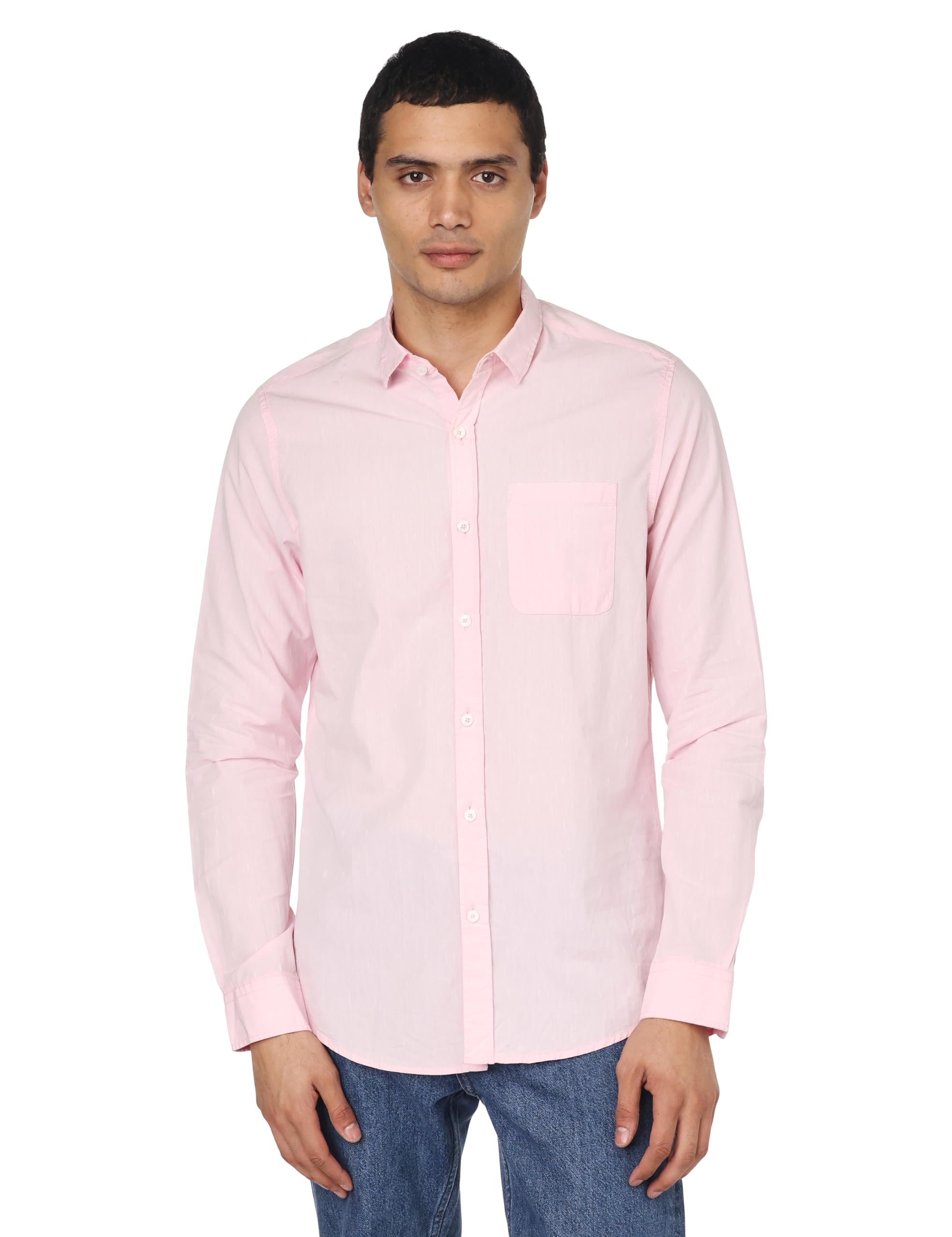 COUP Mens Coup Regular Fit Plain Shirt For Men Western