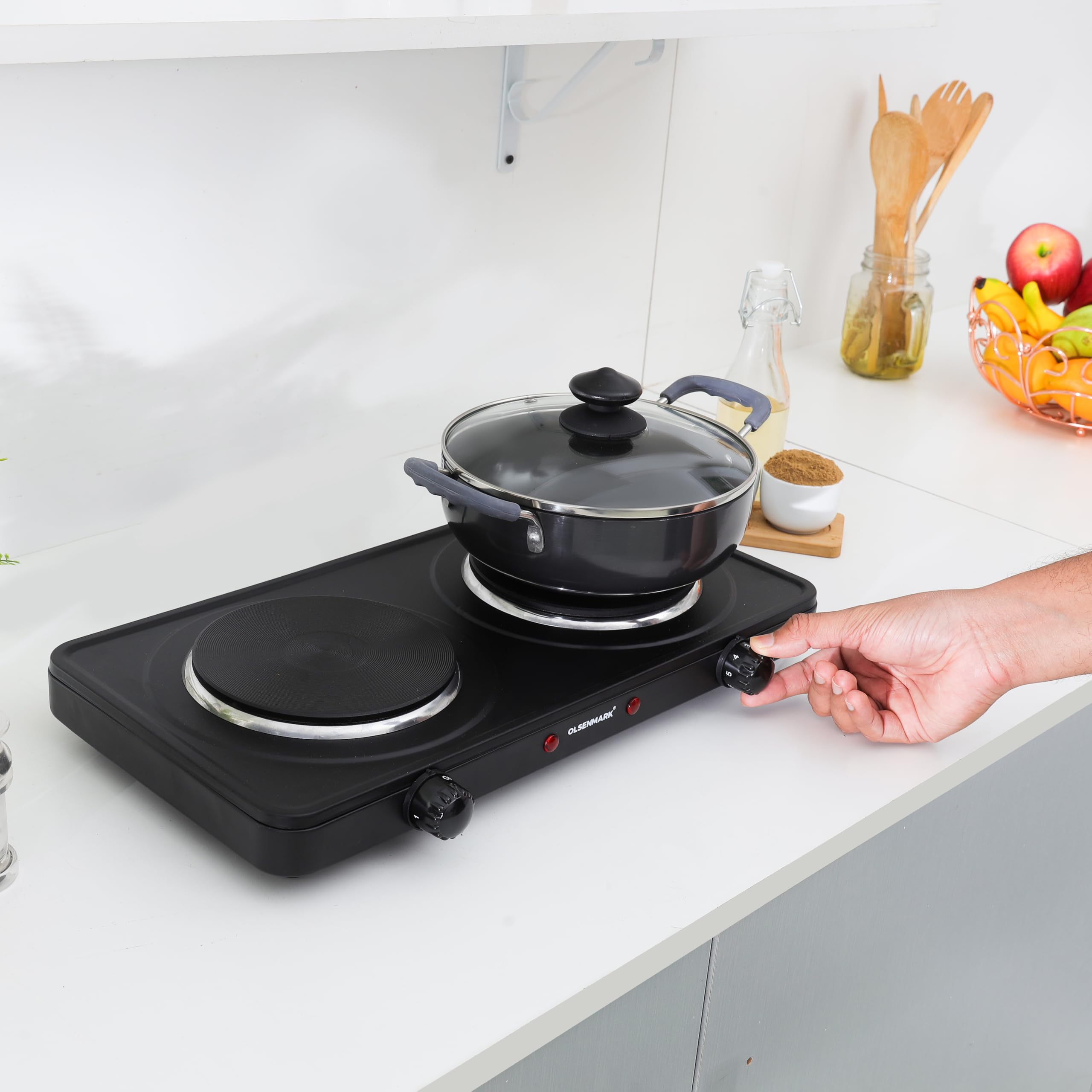 أولسن مارك سخان طبخ كهربائي – جهاز مطبخ عملي