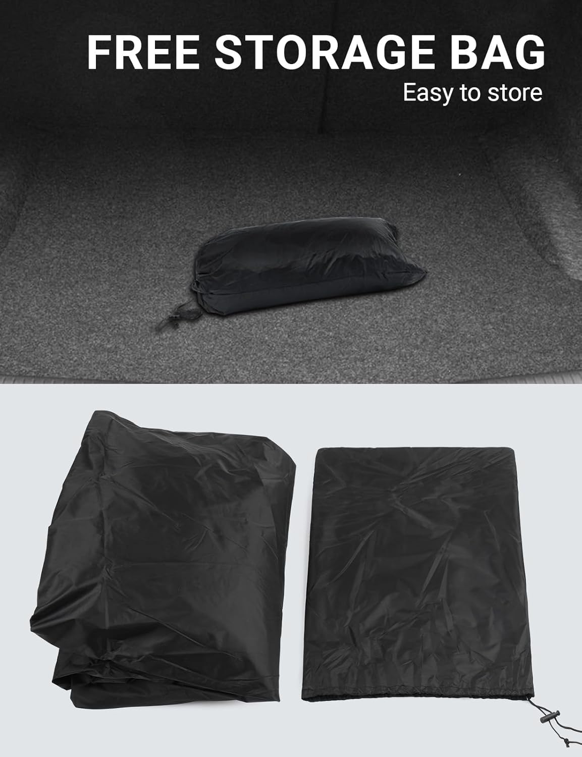 Proadsy Car Cover for Honda Accord 2019-2022 2023, Waterproof,  Black