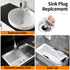 Wawasia Universal Bathroom Sink Stopper Stainless Steel