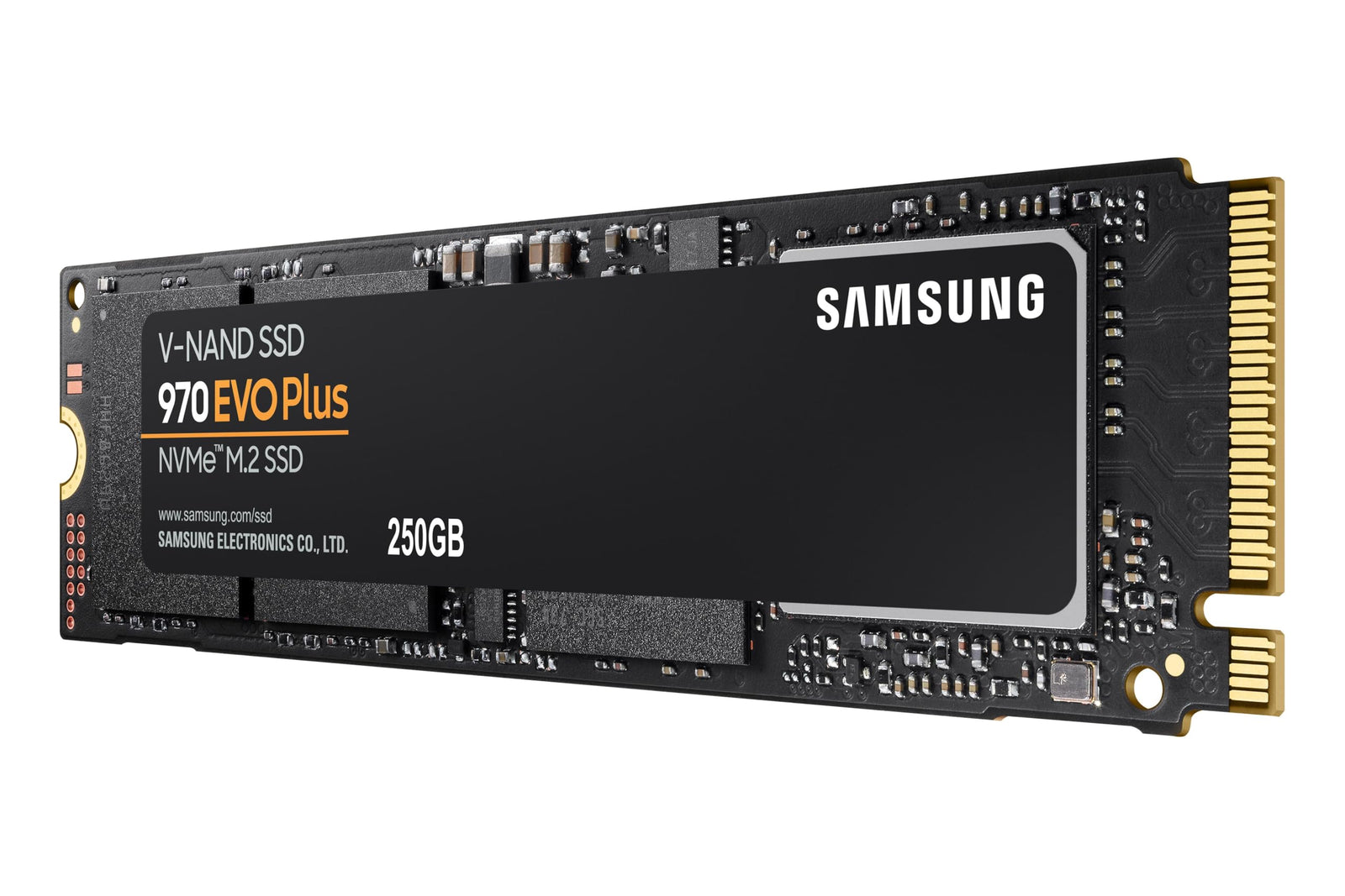 سامسونج 970 إيفو بلس 250 جيجابايت M.2 PCIe NVMe قرص SSD داخلي (العبوة متضررة)