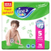 Fine Baby Diapers, Size 5, Maxi, 11-18 kg, 76 Diaper - Safqqa Egypt