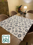 Ramadan tablecloth, Ramadan Kareem tablecloth, size 90 cm, made of imported velvet material like silk, highest quality. It can be used for a square or round table,