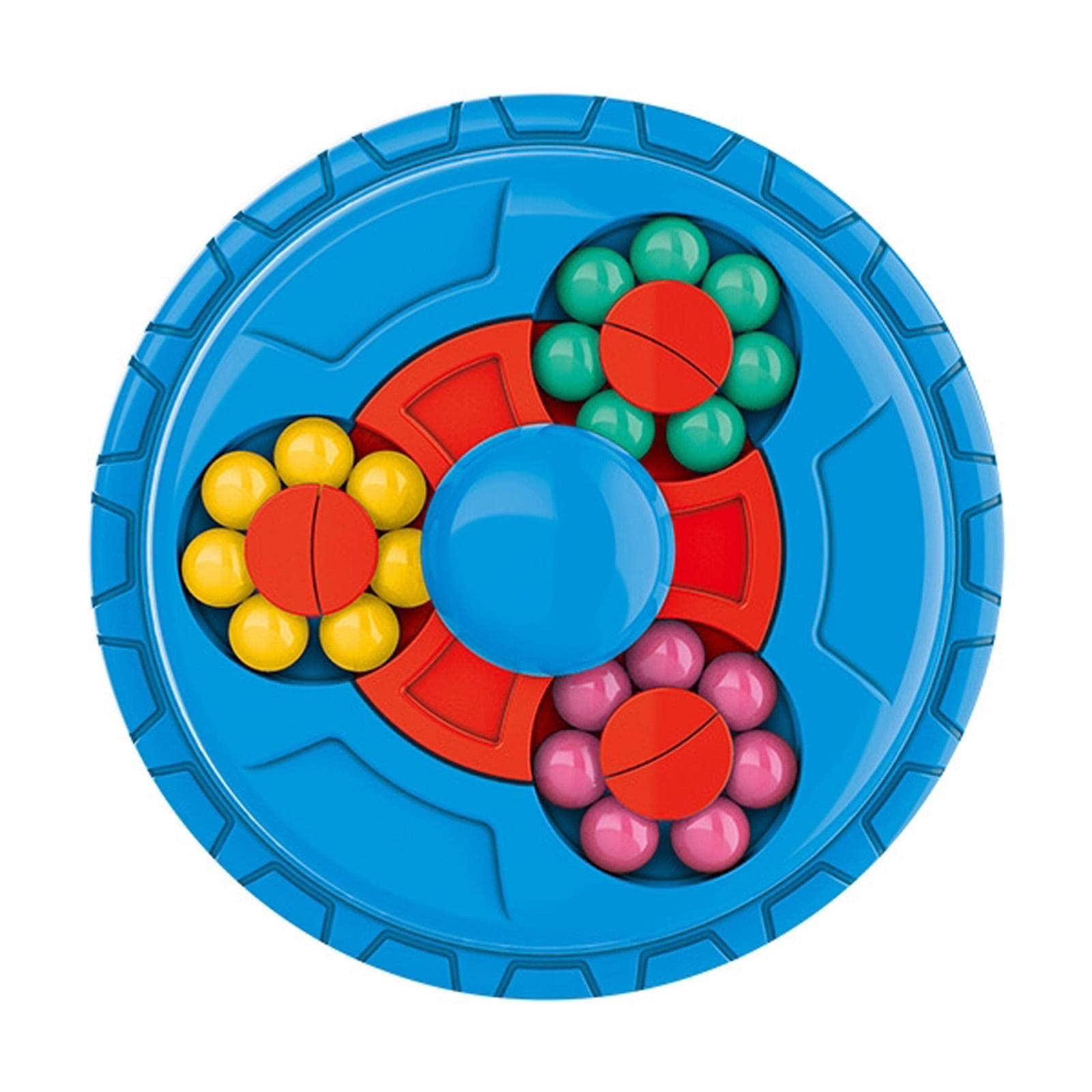 لعبة بازل ماجيك بين من باهيلز، جيروسكوب مكعب حبوب سحري مبتكر دوار، ألعاب بأطراف أصابع للأولاد والبنات بعمر 7 سنوات، لعيد الميلاد والكريسماس، لنمو مرح للأطفال