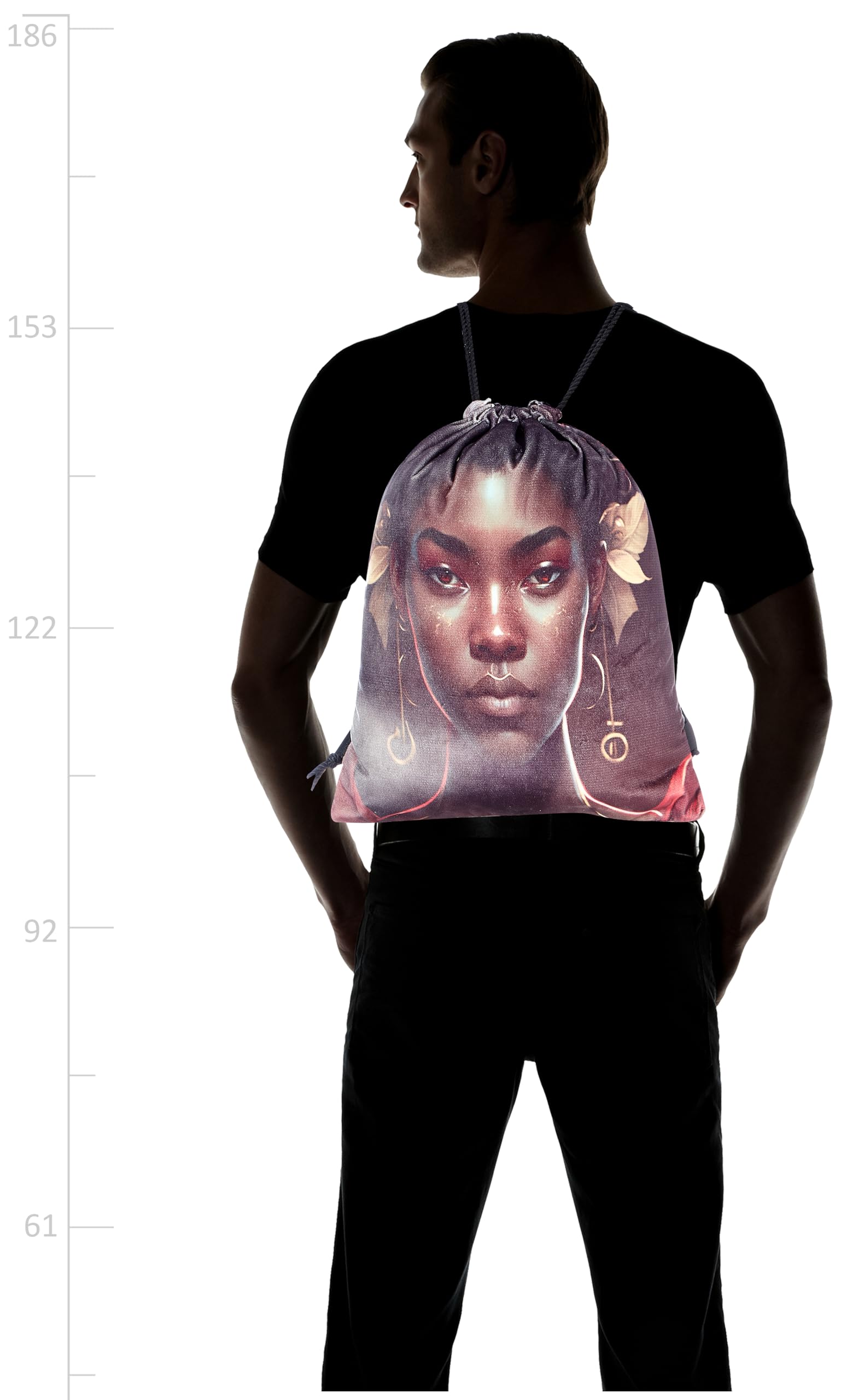 شنطة برباط من تات - 537، متعددة الالوان، مقاس L