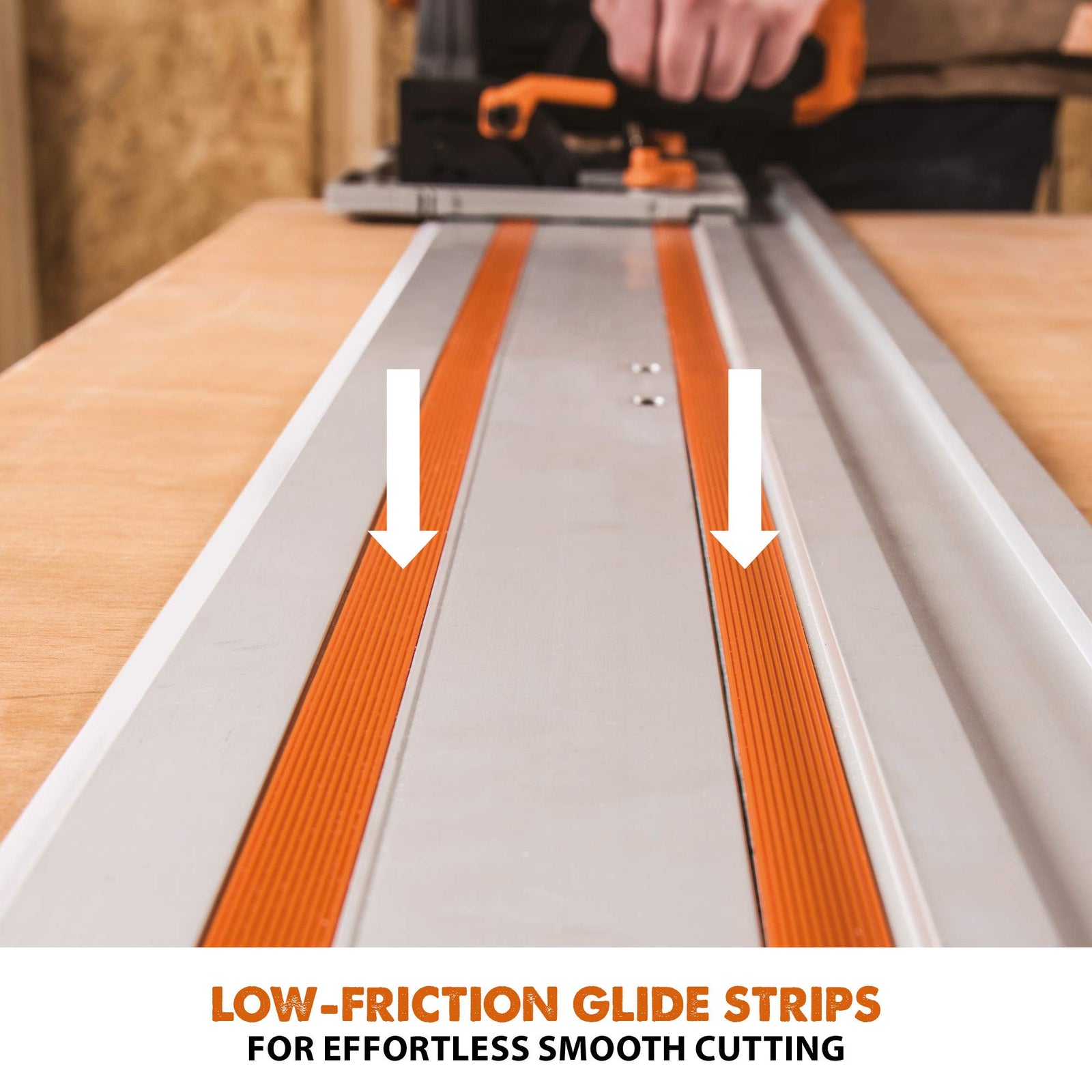 مسطرة التوجيه إيفوليوشن باور تولز ST1400 بطول 1400 مم هي أداة احترافية تساعد على تنفيذ قصات مستقيمة ودقيقة عند استخدامها مع المناشير الدائرية المتوافقة. يتكون المسار من قطعتين (٧٠٠ مم + ٧٠٠ مم)
