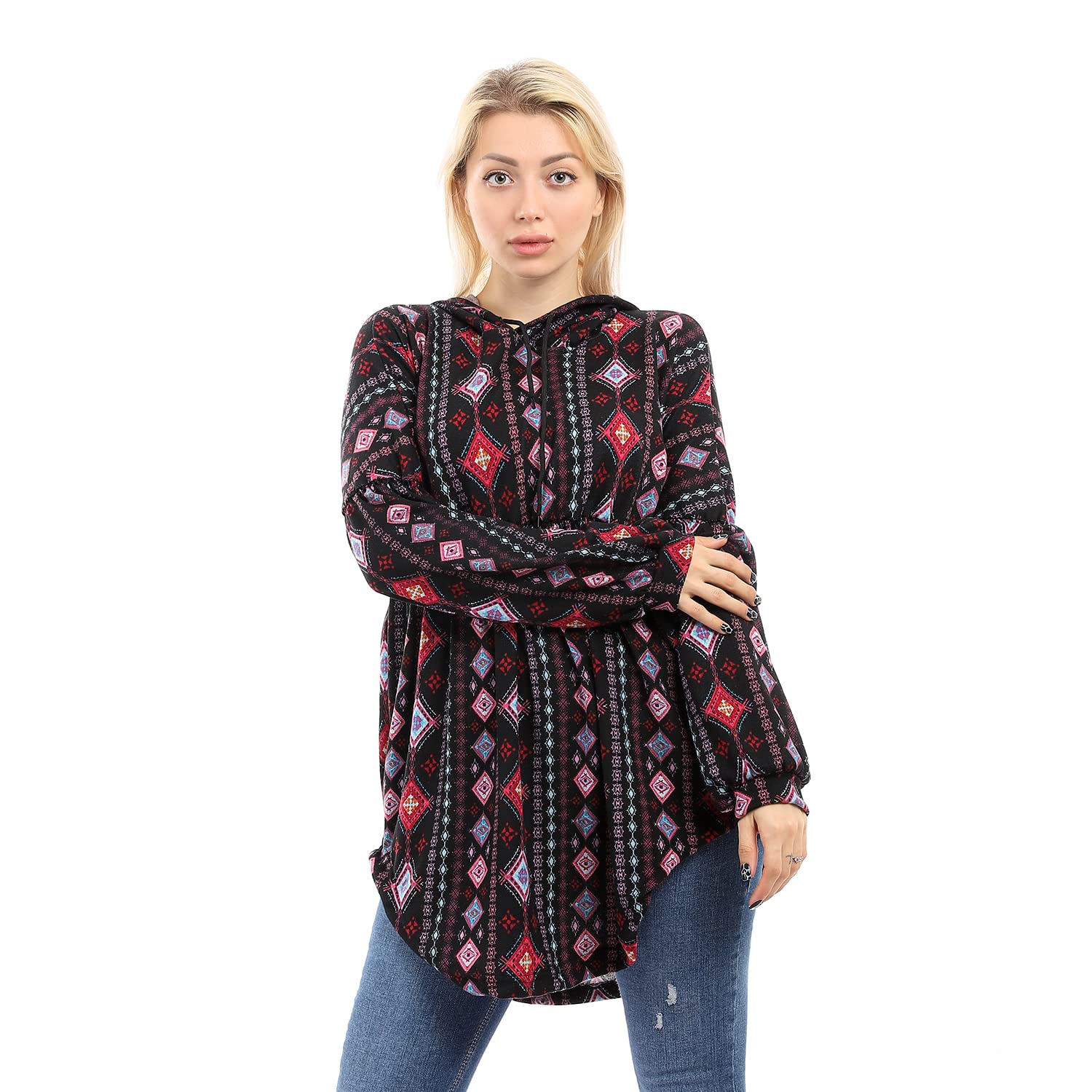 Andora Hoodie For Women Long sleeves with a comfortable fit for everyday use.