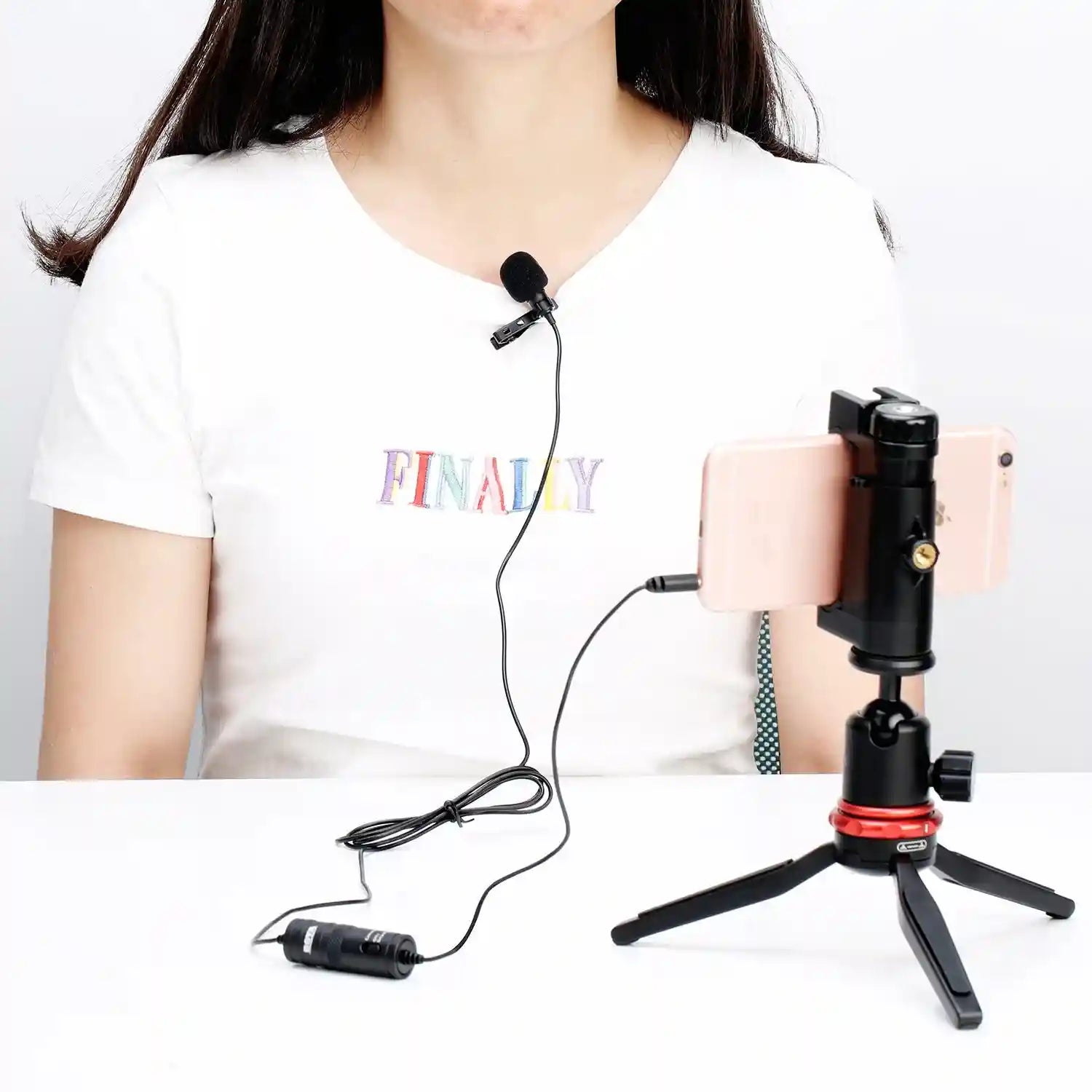 BOYA BY-M1 Lavalier Microphone – Universal Clip-On Mic for Smartphones, DSLR Cameras, Camcorders, Audio Recorders, and PCs - Safqqa Egypt