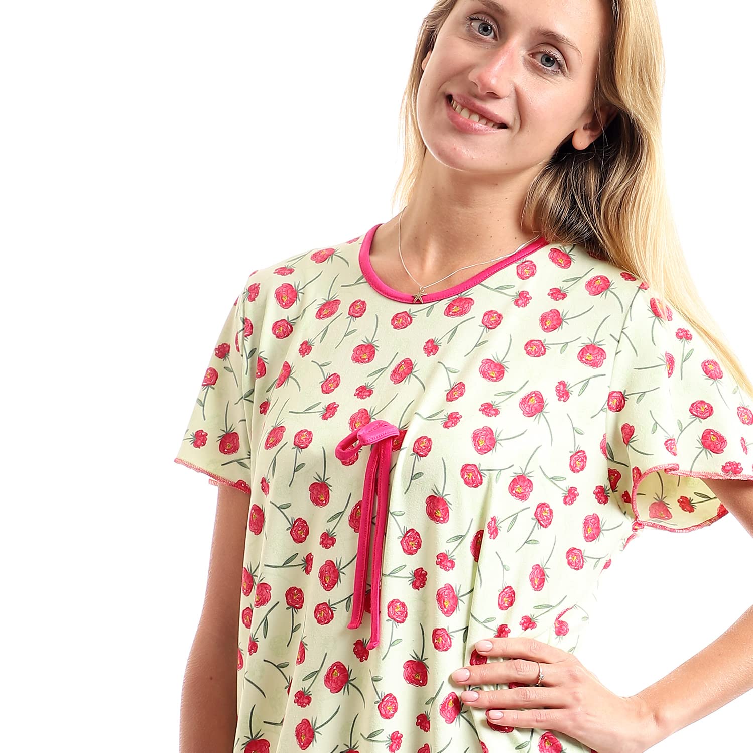 نايت دريس CAESAR للسيدات مصنوع من خامة ناعمة وخفيفة تمنحك راحة تامة أثناء النوم