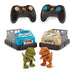 Terra by Battat RC Bumper Cars – 6pc Dino Battle Trucks Set (Tarbosaurus)