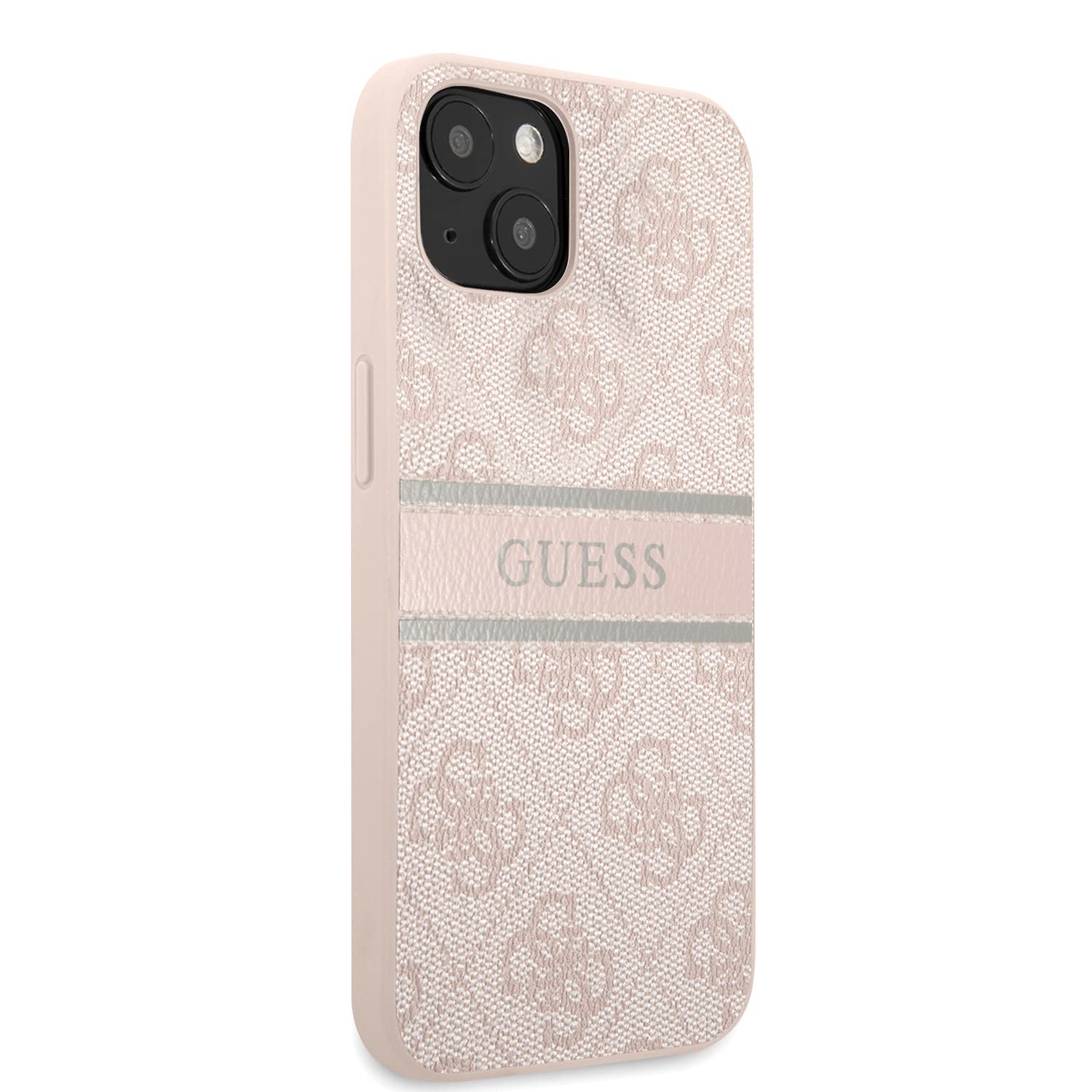غطاء هاتف من Guess 4G مصنوع من جلد PU عالي الجودة ومتوافق مع iPhone 13 Mini (5.4"). يوفر حماية متينة ضد الخدوش والسقوط الطفيف. – Safqqa Egypt